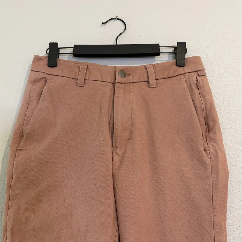 Lululemon City Sleek 5 Pocket High Rise 7/8 Pant Mauve Pink Clay SIZE 28